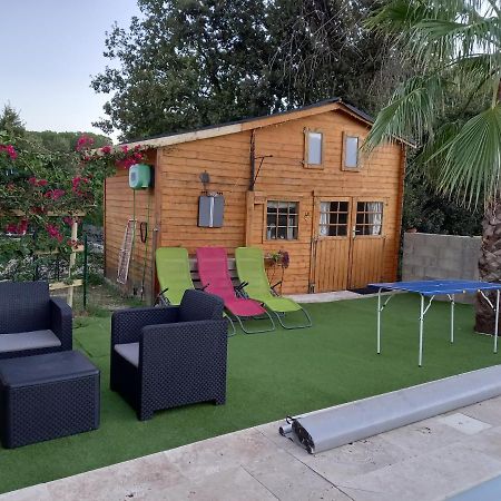 Casa Di Legnu ,Charmant Chalet Avec Piscine 帕特里莫尼奥 外观 照片