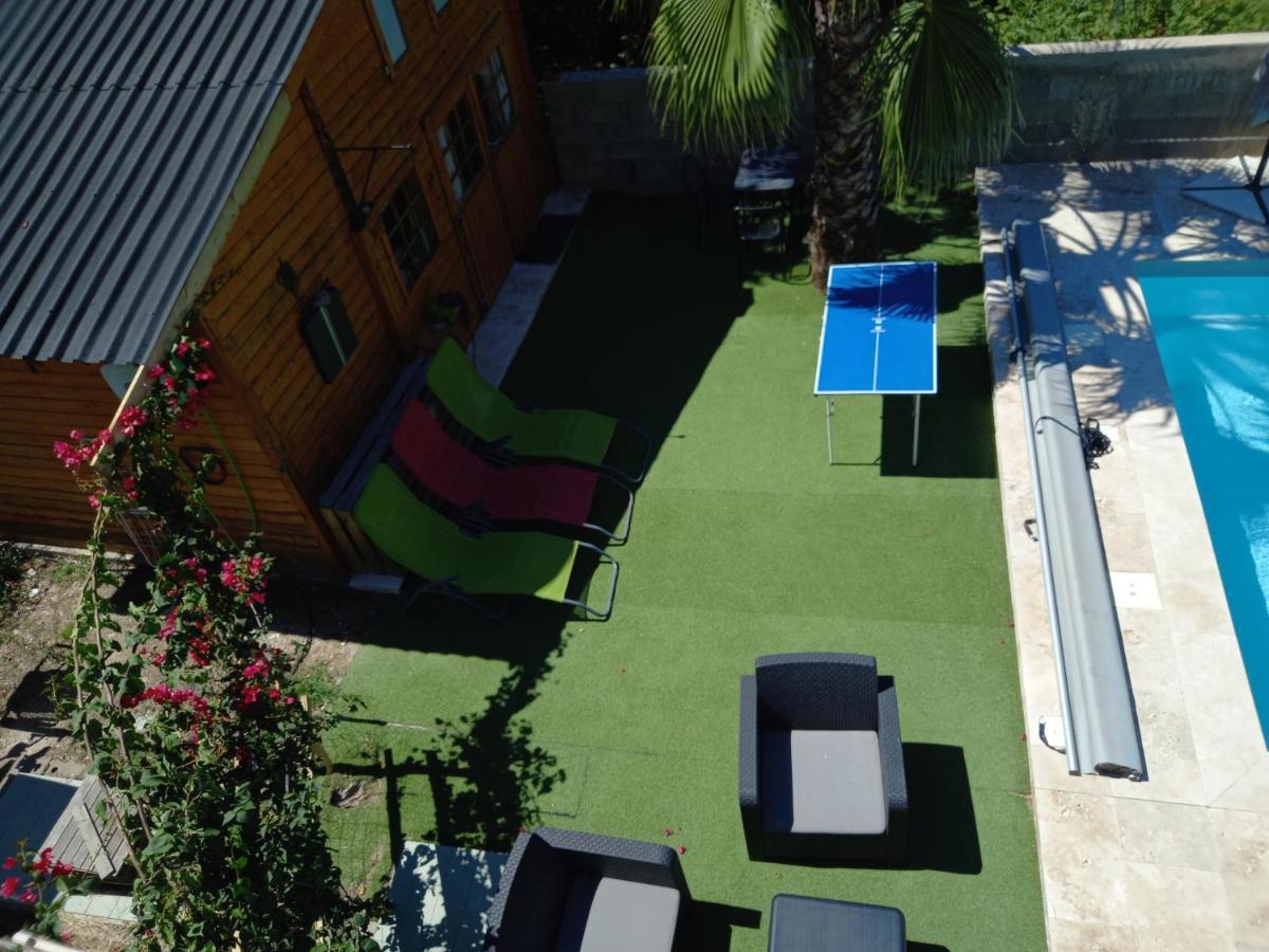 Casa Di Legnu ,Charmant Chalet Avec Piscine 帕特里莫尼奥 外观 照片