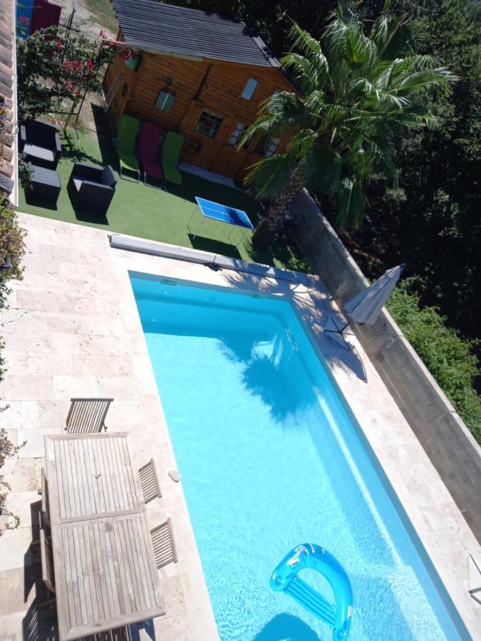 Casa Di Legnu ,Charmant Chalet Avec Piscine 帕特里莫尼奥 外观 照片