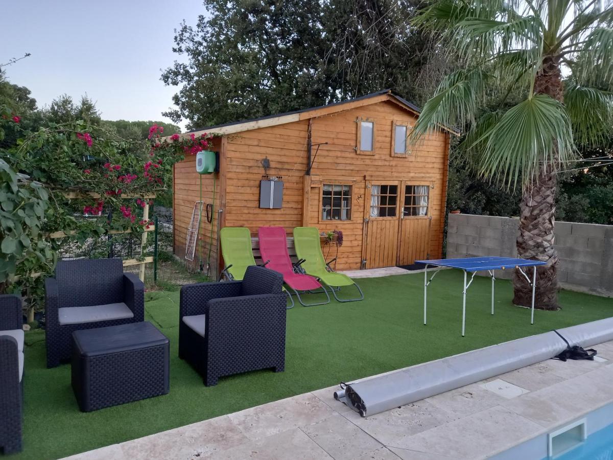 Casa Di Legnu ,Charmant Chalet Avec Piscine 帕特里莫尼奥 外观 照片
